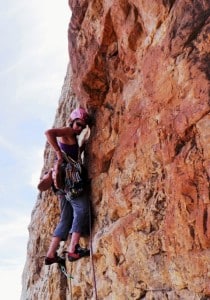 Ali leading Pitch 4 Sungold E2 5b, Morocco